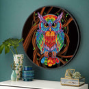 Owl Diamond Painting Coffee Tassel Special Shape Partial Drills Home Decor