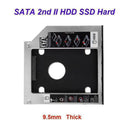 1PC 9.5mm Universal Caddy SATA 2nd HDD SSD Hard Drive CD/DVD-ROM Optical Bay Box