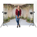 Nordic Wedding Flowers Photography Prop Background Cloth Backdrop for Video