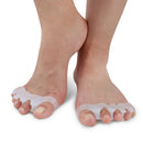 1Pair Gel Toes Separators Orthotics Stretchers Align Correct Overlapping Toes JR