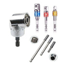 7Pcs Adapter Drill Bit Set, 3Pcs Impact Socket Square Nut Driver Bit + 3Pcs
