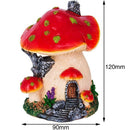 Ankoow Red Mushroom House Mini Landscape House Fairy Garden Decoration Resi
