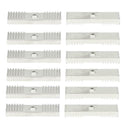 12pcs DIY GT2 Timing Belt Fixing Piece Tooth pitch 2mm Clamp Fixed Clip 9 *40mm
