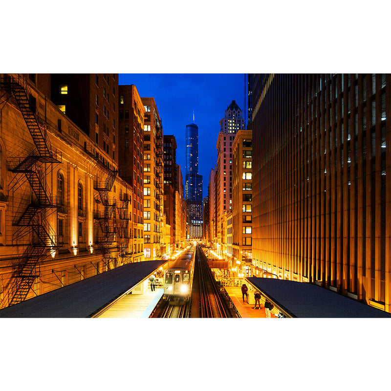 75 X 50cm 1000 Pieces Paper Jigsaw Puzzles Lighting Street Assembling Craft