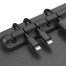 Cable Drop clip desk tidy organiser wire cord lead USB CHARGER HOLDER DIY HOT