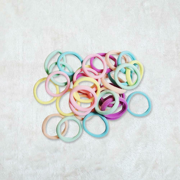 30pcs Girls Candy Color Hair Tie Rope Korean Women Headband Ponytail Holder A#S