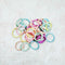 30pcs Girls Candy Color Hair Tie Rope Korean Women Headband Ponytail Holder A#S