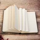 Retro Notebook Journal Diary Sketchbook Leather Cover Thick Blank Pages Notepad