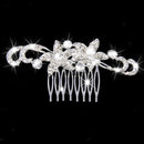 Bridal Wedding Bride Crystal Hair Clip Comb Slide Headdress Tiara Jewelry