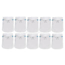 Set of 10 Face  Guard Clear Goggles Face Cover Mouth  Windproof