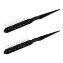 2pcs Hair Comb Brush, Cushion Base and Anti-static Stainless Steel Teeth