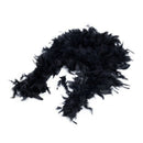Feather Boa Super Soft Ladies Fancy Dress Black Z1N5