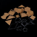 Set of 54 Acrylic Ruler Quilt Patchwork Template Quilting Sewing DIY ToME
