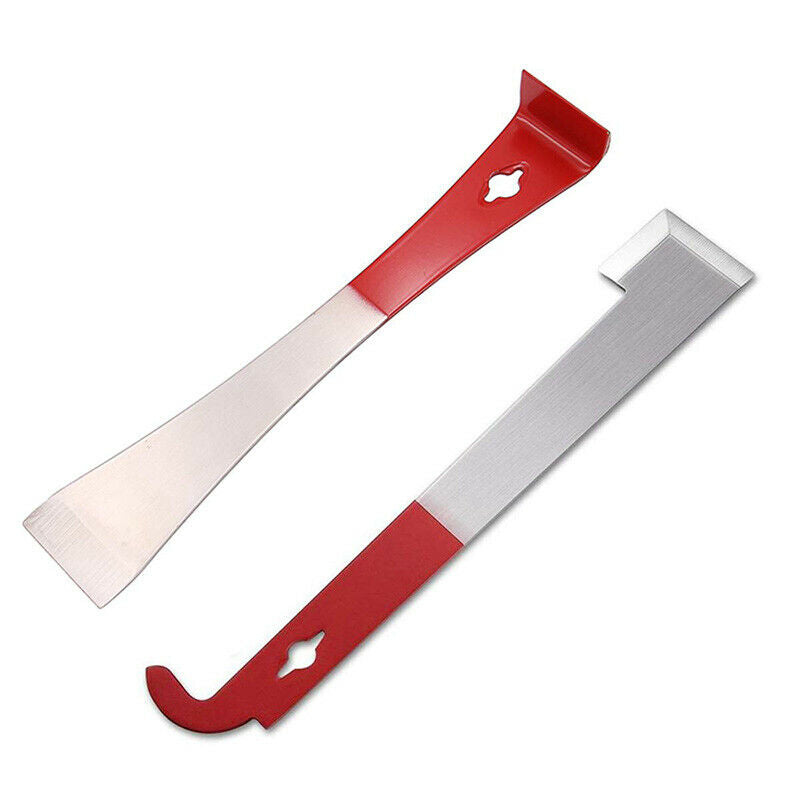 2 Pack Stainless Steel Bee Hive Scraper Tool Bee Hive Frame Lifter and Scra