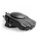 12V Auto Car Heater Fan 3 Outlets Windscreen Defrosts Defogger (200W Black) A