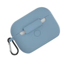 Silicone Earbuds Case Bluetooth Headset Cover Bag Box w/Keychain for Airpods Pro