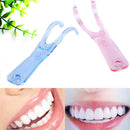 1Pc Dental floss holder oral picks teeth care dental convenient teeth cleaning F