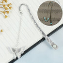 Luminous Night Butterfly Bookmark Label Read Maker Feather Book Mark BL JCAU Gw
