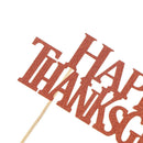 Happy Thanksgiving turkey cake card insert topper decoration party decoratio Hn