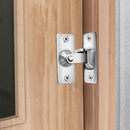 90 Degree Stainless Steel Latch Safety Right Angle Sliding Door Lock (S) A