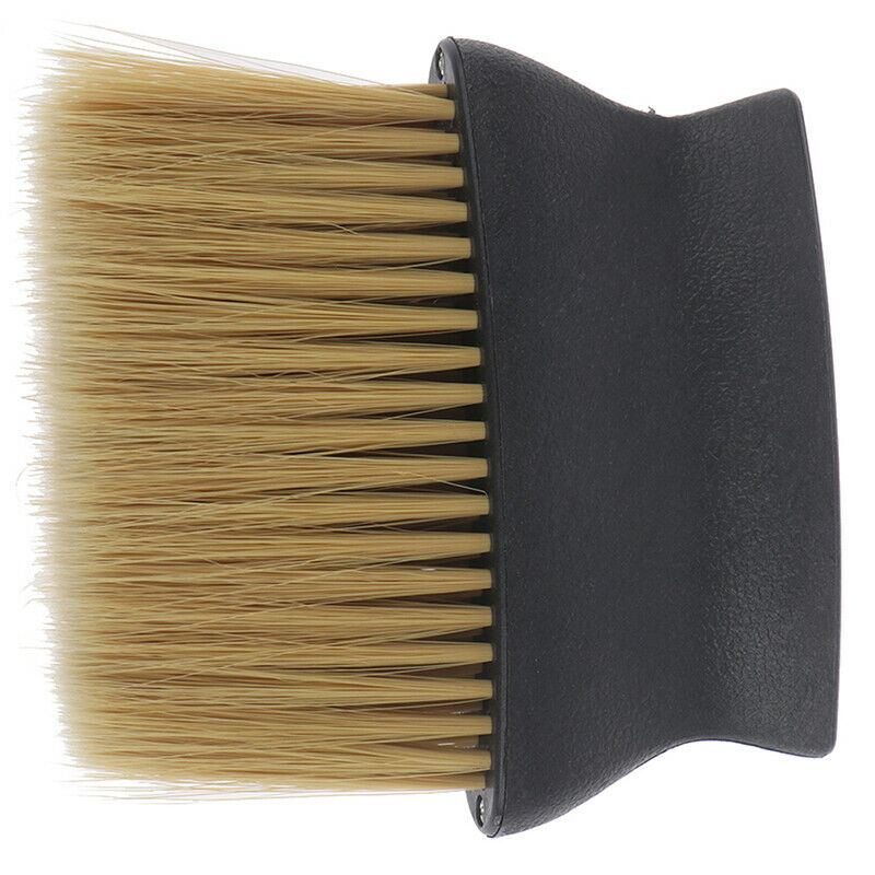 Yellow Soft Neck Face Duster Brush Barber Hair Cleaning Remove Salon Tool  F JR