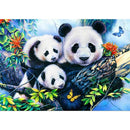 5D DIY Full Round Drill Diamond Painting Butterfly Panda Cross Stitch Kit