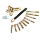 13PCS/set Carbon Steel Harmonic Balancer Steering Wheel Pulley Puller Crankshaft