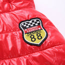 Pet Dog Cat Hoodie Jacket Winter Warm Windproof Costume Coat Red