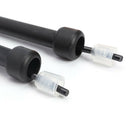 Skipping Rope PVC Adjustable Jump Rope Training Exercise Equipment (Black)