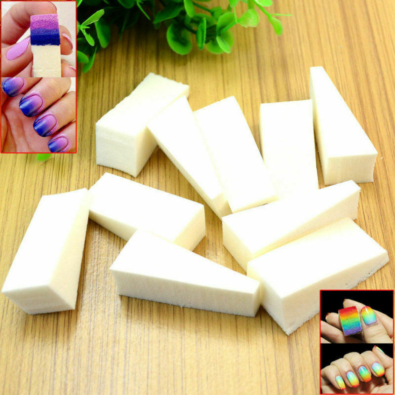 16PCS Hot Lady Salon Nail Sponges for Makeup Manicure Nail Art Care DIY Tool