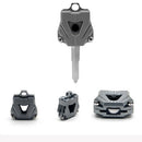 Motorcycle Key Case Key for Yamaha YZF R1 1998-2018 YZF R1S 2016-2018 Gray