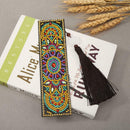 DIY Special Shaped Diamond Painting Creative Leather Tassel Bookmark Gift