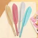 5x New Cute Wing Feather Ballpoint Ink Pens Creative Stationery Student Gift ME