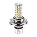 H4 3528 68-SMD LED 6500K 310-Lumen White Fog Light Bulb Headlight Car DC 12 P6C4