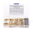 200Pcs M3 Brass Male Female Hex Standoffs Spacer Screw Nut Assortment Kit