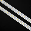 2 Pcs Aluminum Alloy Rigid LED Strip Rod Light Waterproof 12V 50CM white K9C4