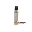 New zinc alloy L-shaped turn 3.5mm stereo headset welding plug R2C1