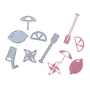 6pcs DIY Cute Objects Cutting Die Metal Stencils for Scrapbook Emboss Decor