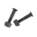 8 Pair Skateboard 25mm Black Hard Ware Bolts Parts Double Rocker Parts Screws-OZ
