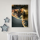 5D DIY Full Drill Diamond Painting Tiger Cross Stitch Mosaic Kits (W592)
