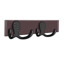 10 Pcs Heavy Duty Double Prong Coat Hooks Wall Mounted with 20 Screws Retro