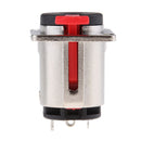 Speaker 6.35mm Female 1/4" Socket Chassis Plug Panel Mic Audio Connector