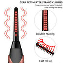 Electric Heated Eyelash Curler Long Lasting Eye Lashes Curling Brush Tools