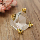 Beautiful Fashion Egypt Egyptian Crystal Clear Pyramid Ornament Home Decor  H5X6