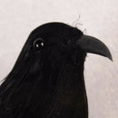 Artificial Feathered Crows Ravens DIY Birds Craft for Home Garden Lawn