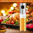 Stainless Steel Olive Oil Leakproof Sprayer 100mL Kitchen Seasoning Spray Bottle