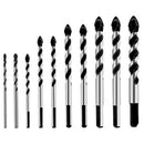 Multi Material Auger Drill Bits Set for Porcelain Ceramic Tile, Brick Wall, Q9Z2