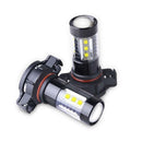 2X H16 80W High Power Super Bright White Fog Driving Light Conversion Kit