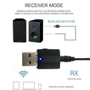 2in1 5.0 Stereo Audio Adapter One-click Bluetooth Transmitter Receiv A6L5 H0Z3