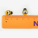 100Pcs Home Decor Mini Bee Wooden Sponge Self-Adhesive Wall Stickers